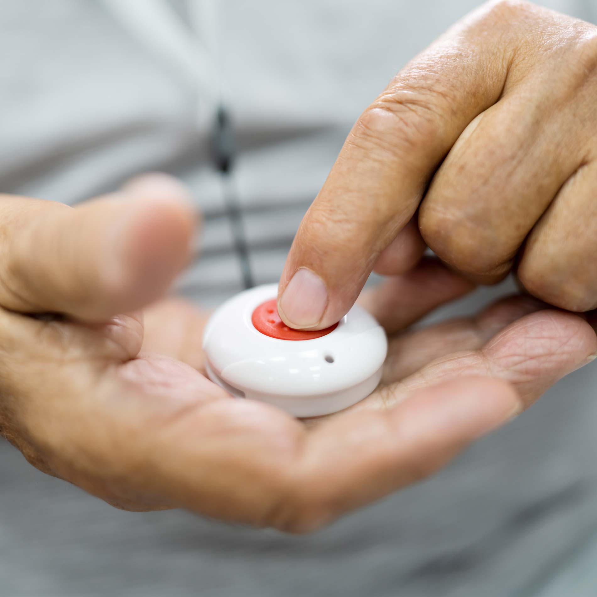 An emergency call button available to Camden Springs residents