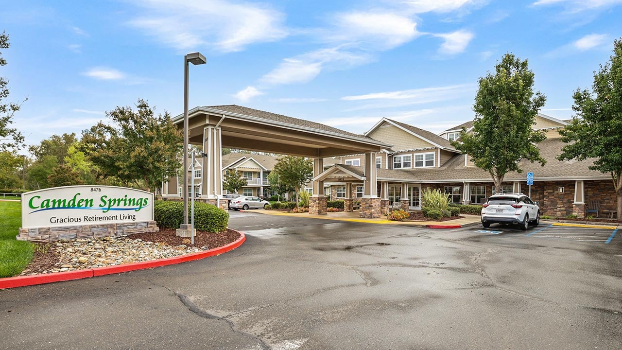 Exterior view of Camden Springs Gracious Retirement Living