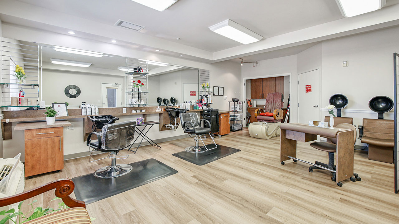 The beauty salon at Camden Springs