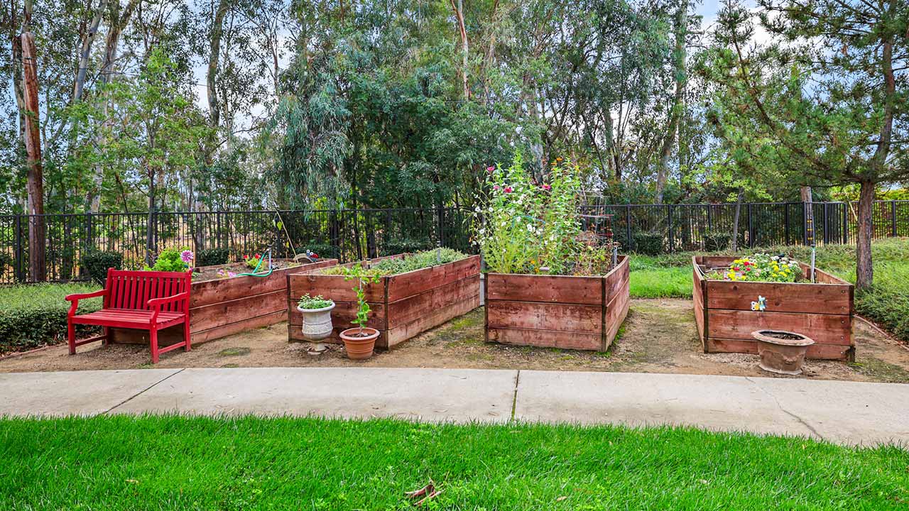 The gardens at Camden Springs
